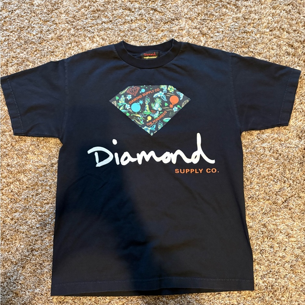 Diamond Supply Co.  The hundreds black  Graphic T-Shirt